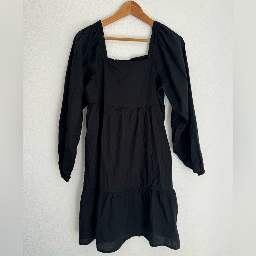 Universal Thread Black Smocked Dress Size Small